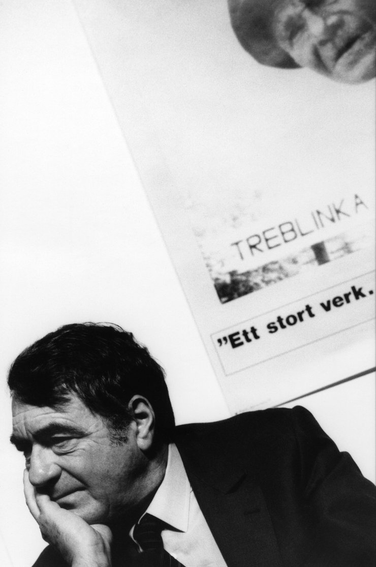Claude Lanzmann, Stockholm, 1985. ©Tomas Ehrnborg