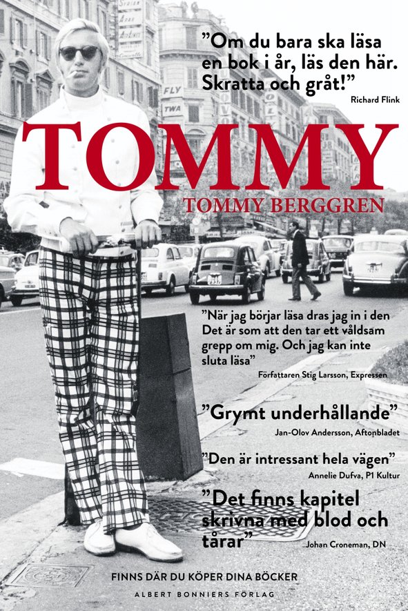Tidningsannons för "Tommy", Albert Bonniers Förlag, 2017.